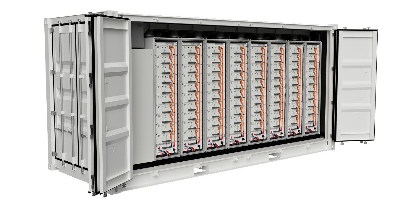 CA-2000 battery container - side view