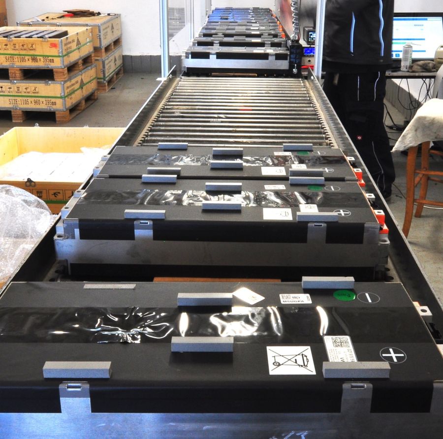 EV battery sorting line